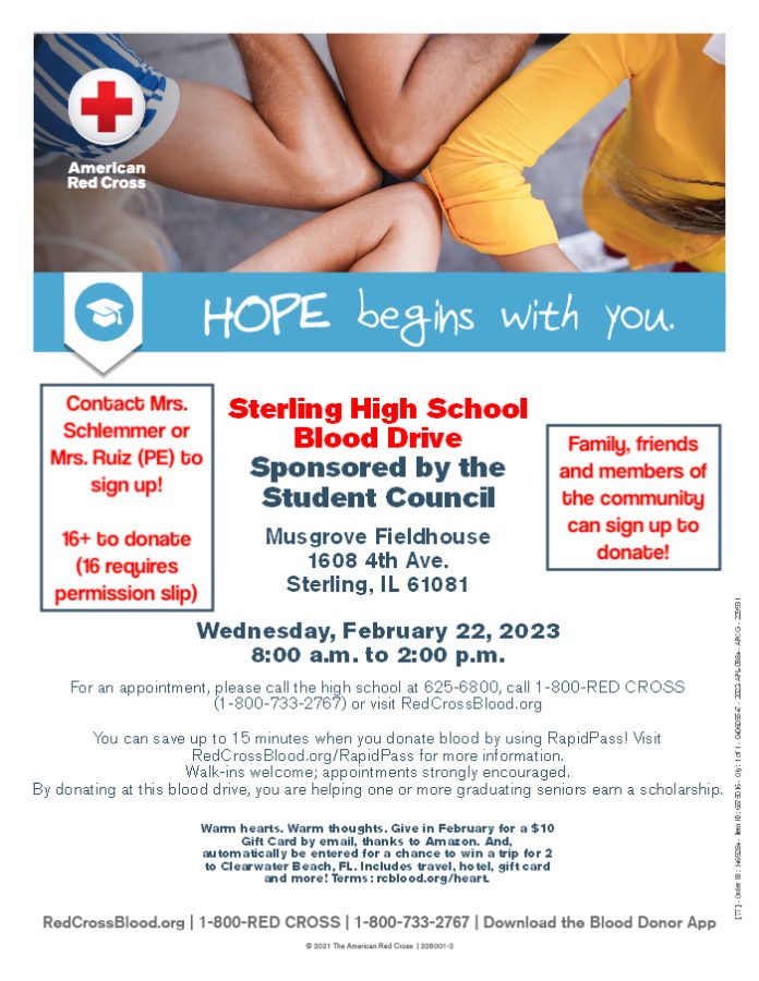 S.H.S.+hosts+blood+drive