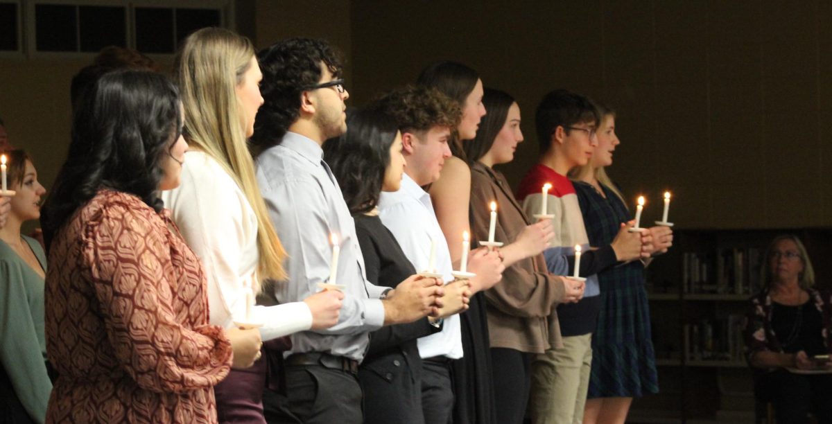 Students get inducted into the National Honor Society