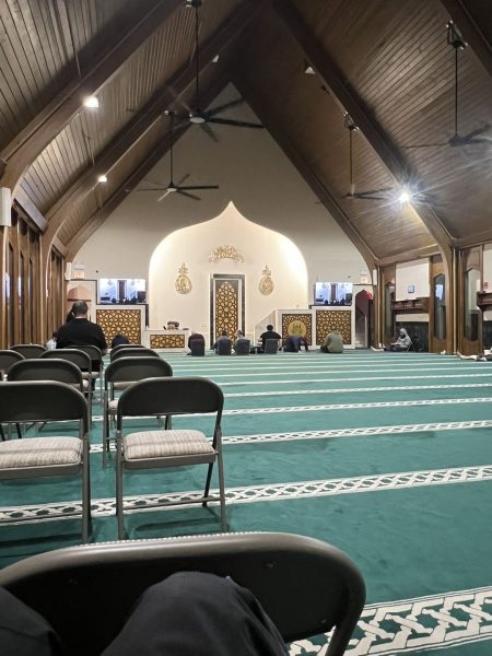 People engage in spiritual activities in the mosque during Ramadan. These special activities are looked forward to every year. 