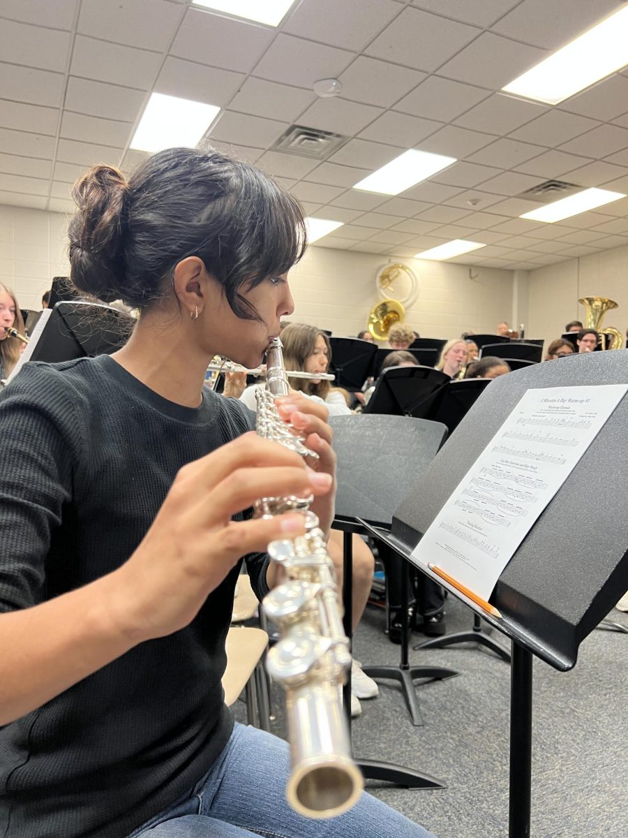 Student auditions for Sterling Municipal Band