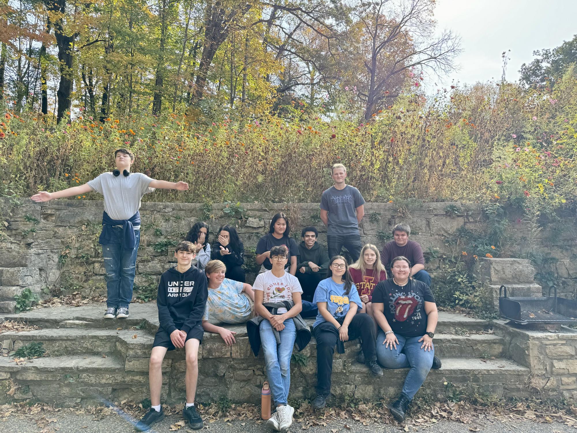 SHS Travel Club visits the Maquoketa Caves. This is the first trip of the year. 