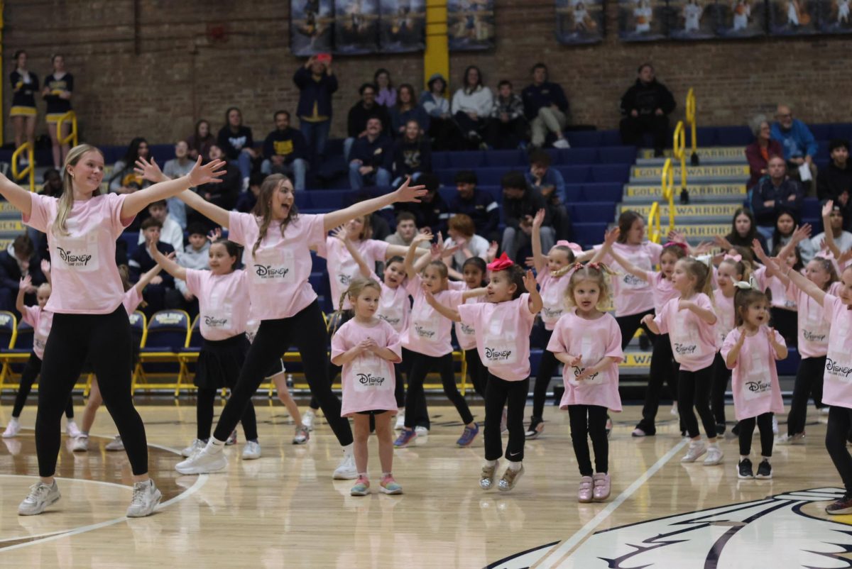 Poms team hosts kiddie camp